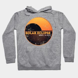 RETRO VINTAGE SOLAR ECLIPSE 2024 Hoodie